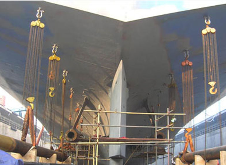 起重葫蘆在船舶制造中的應(yīng)用案例01